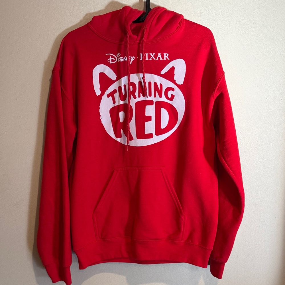 Turning Red Unisex Red Hoodie Disneyland Sweatshirt Disney Pixar Mei Mei